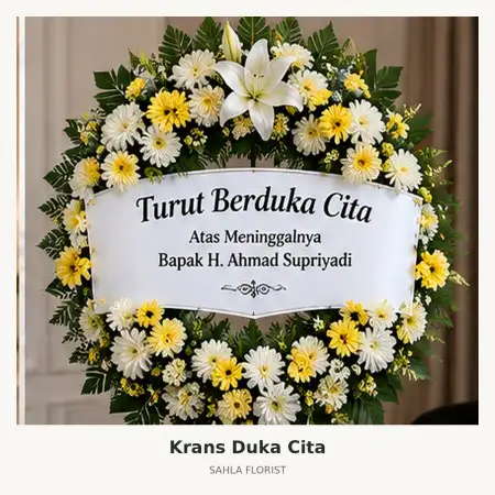Krans Bunga Duka Bombana